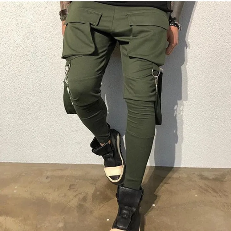 CRISWALK | Slim Pants Men Hip-hop Street Fashion