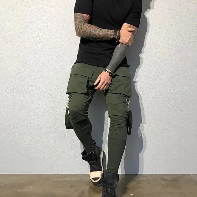 CRISWALK | Slim Pants Men Hip-hop Street Fashion