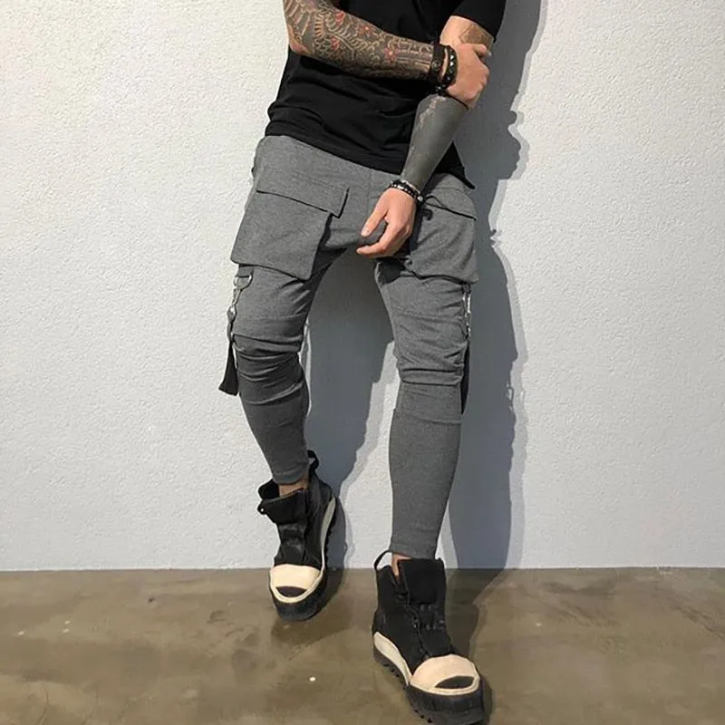 CRISWALK | Slim Pants Men Hip-hop Street Fashion