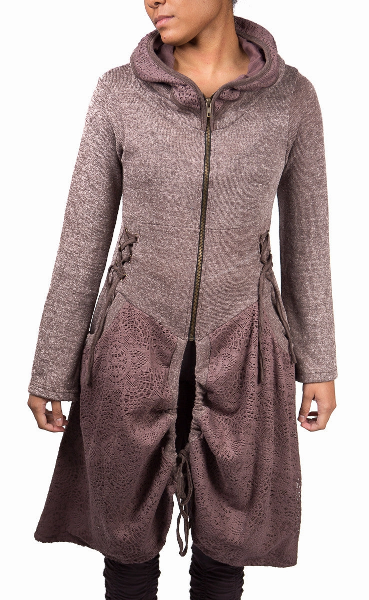 NonRestrictiveFit Crisp Air Piece Crochet Jacket