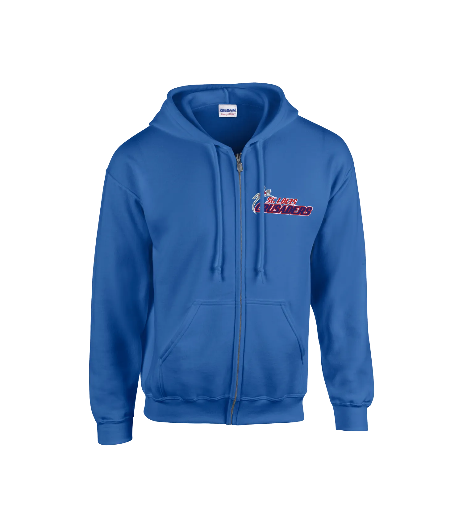 Crusaders Adult Cotton Full Zip Hooded Sweatshirt