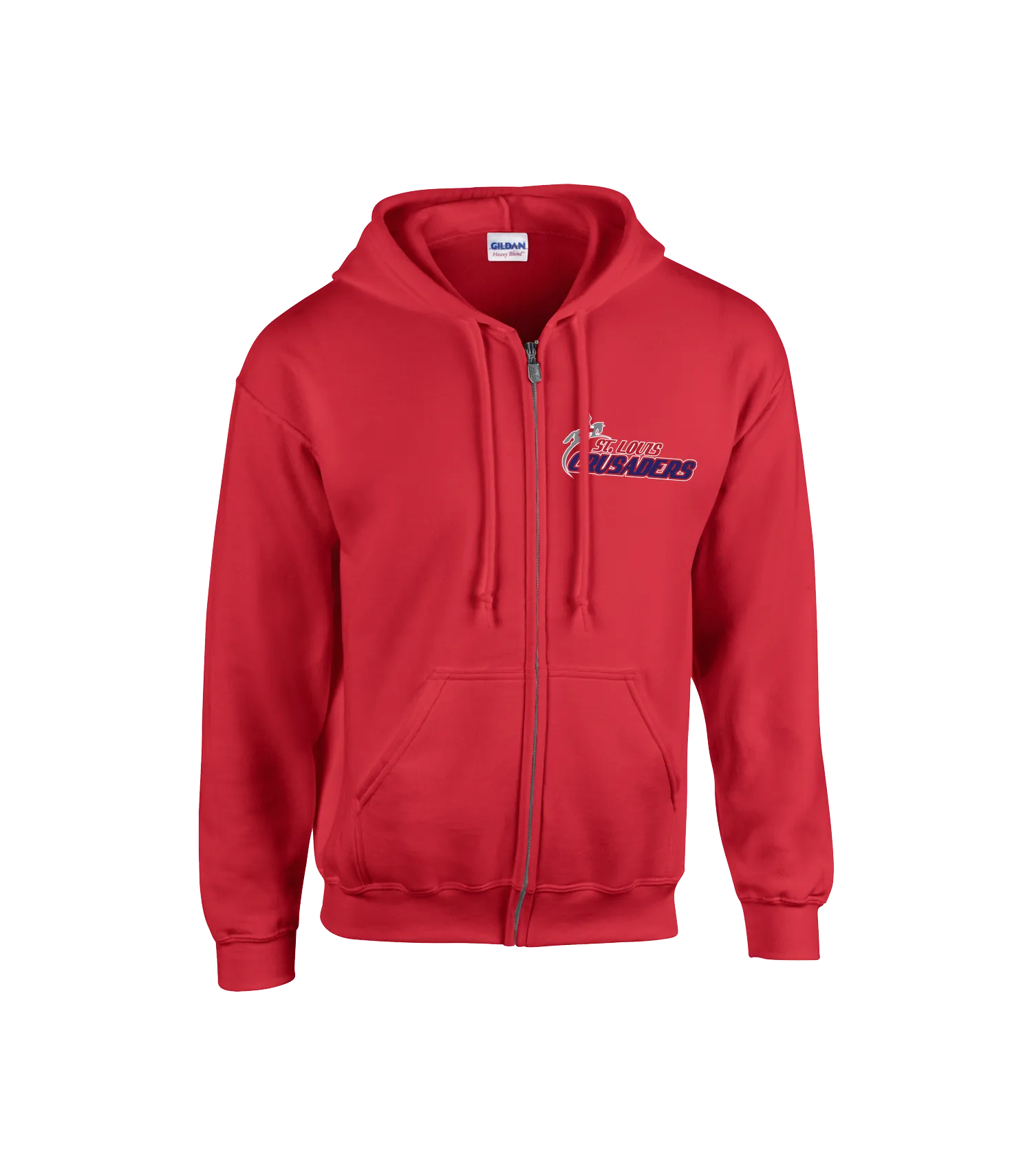 Crusaders Adult Cotton Full Zip Hooded Sweatshirt