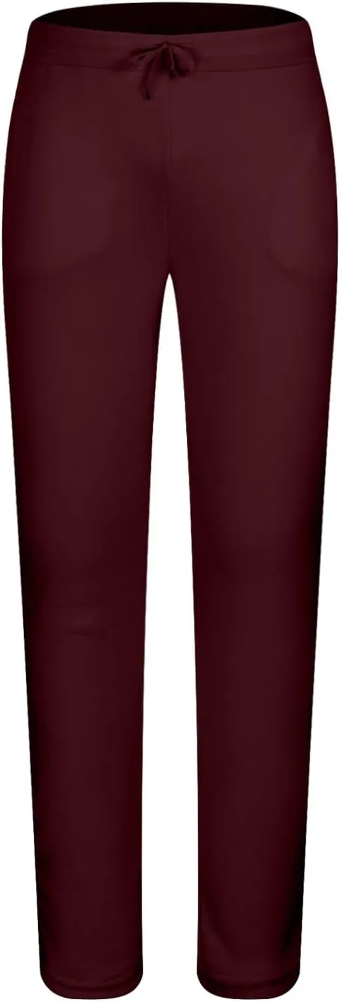 Ctreela Men's Casual Sweatpants Elastic Waist Drawstring Lounge Pants Straight Leg Trousers with Pockets Pack of 3 Trousers