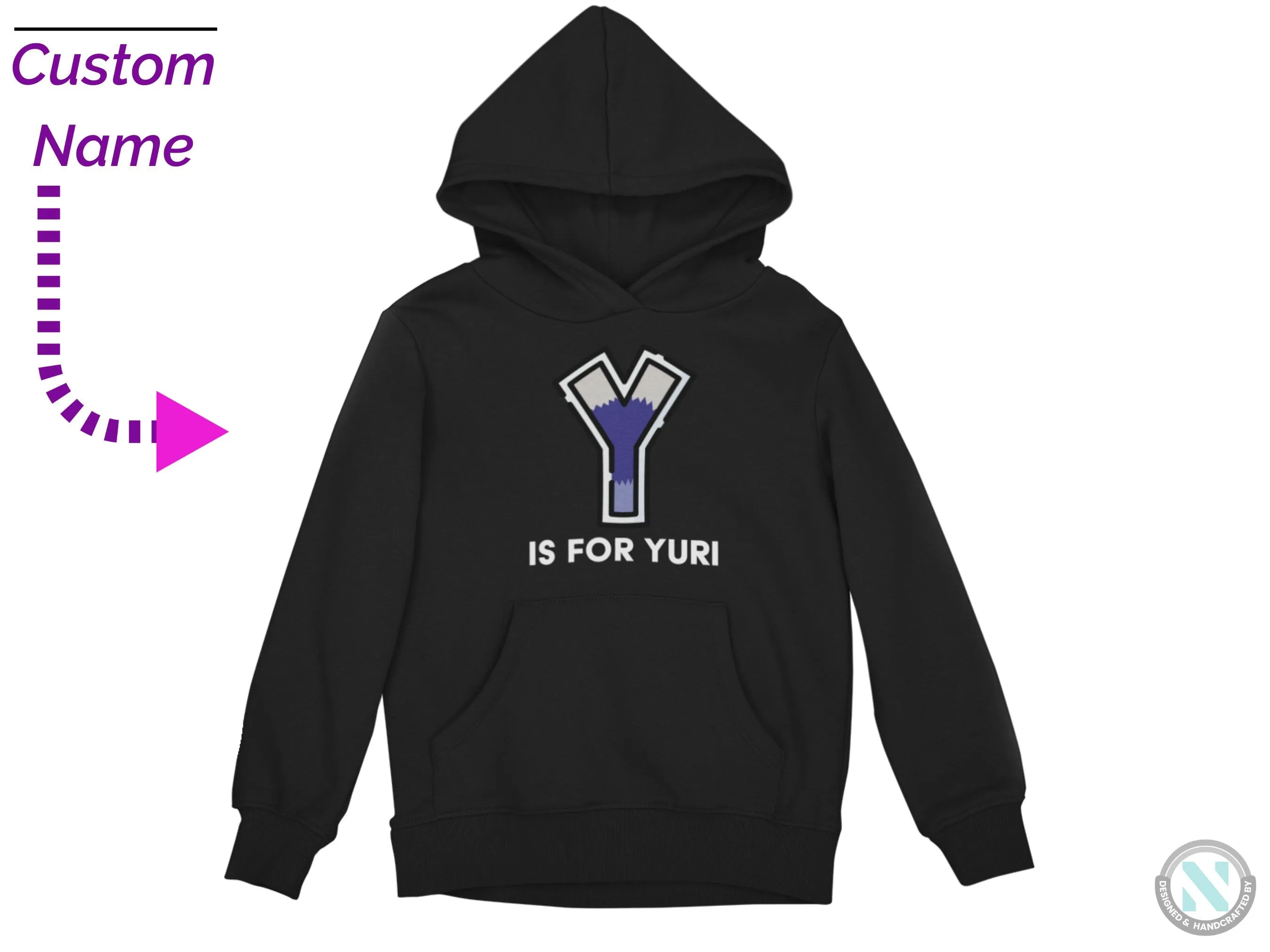 Custom Name Autumn Hoodie for Toddler Boys with Initial Y Birthday Gift