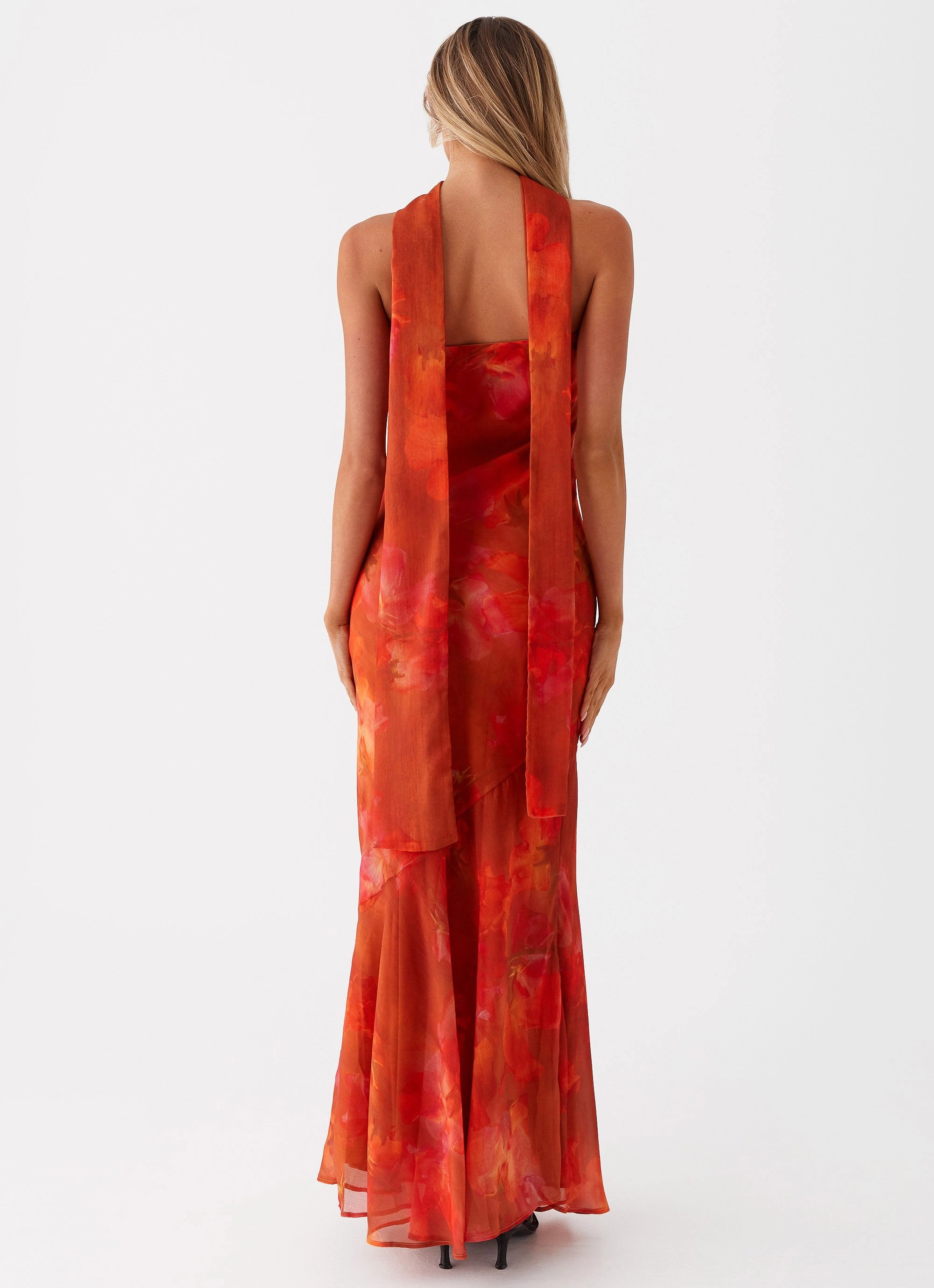 Comfortable Touch Balanced feel Under The Pagoda Maxi Dress - Amber