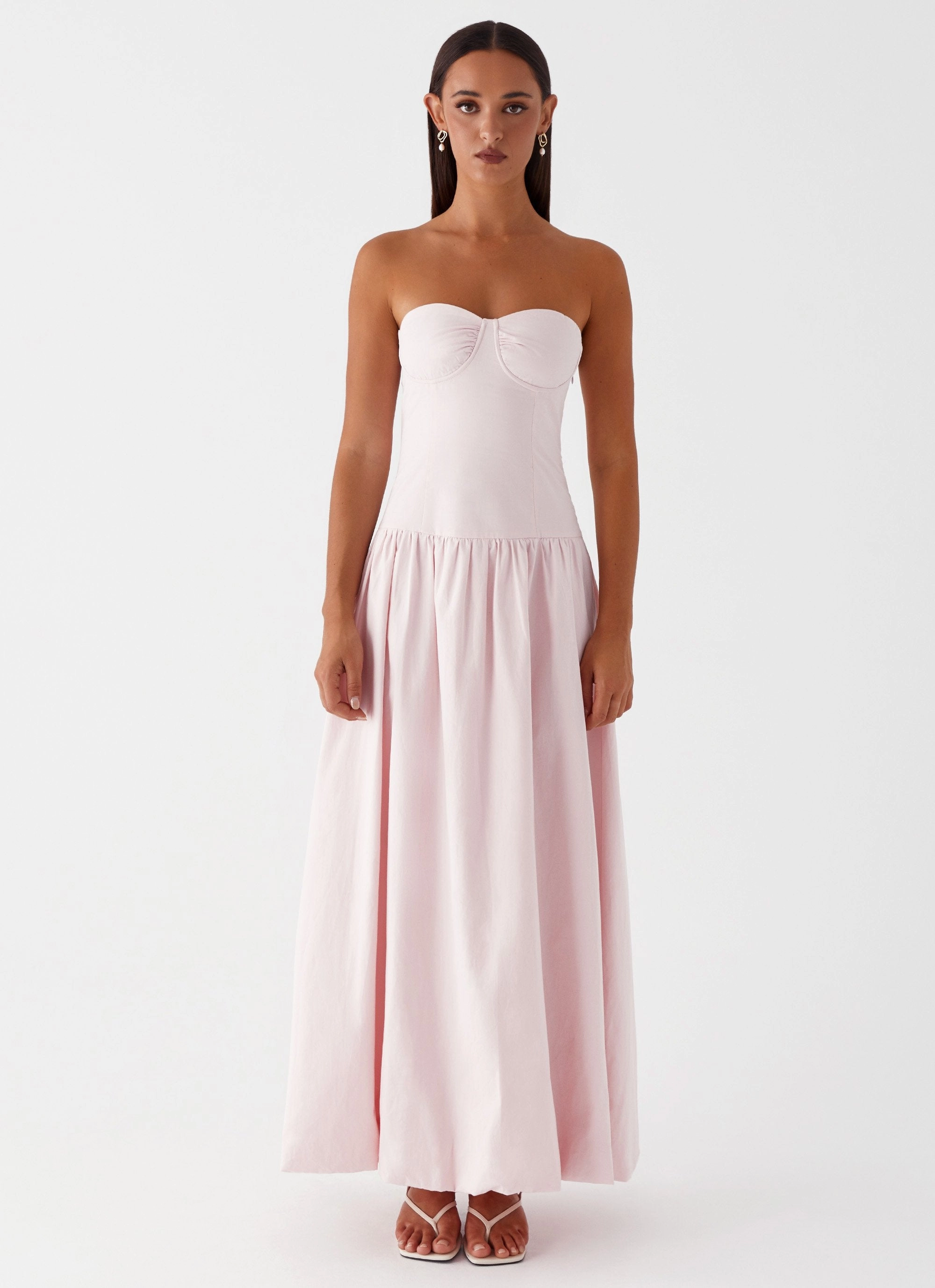Starla Maxi Dress - Pink Luxurious Feel
