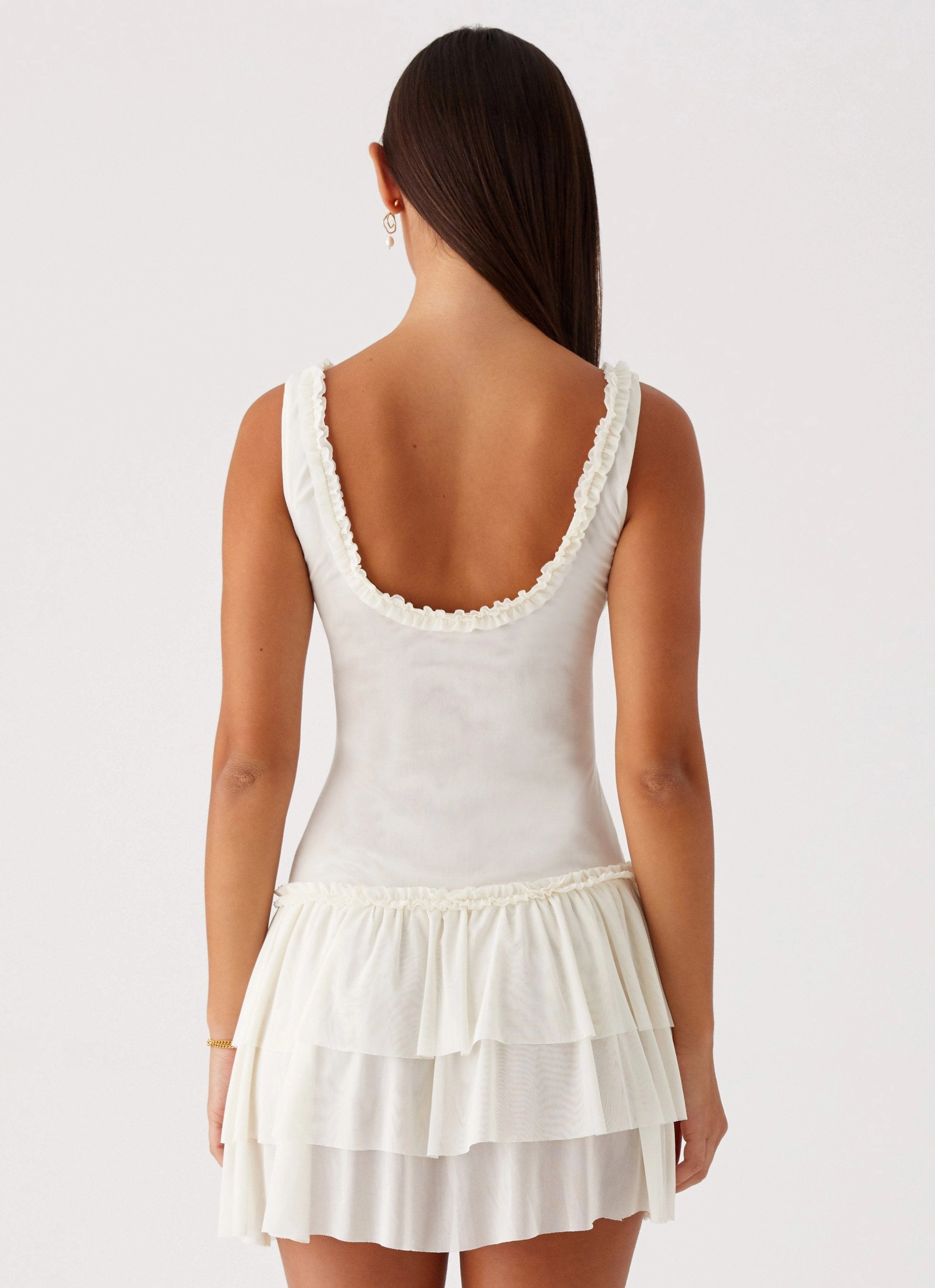 Cyprus Mini Dress - Ivory Casual Look