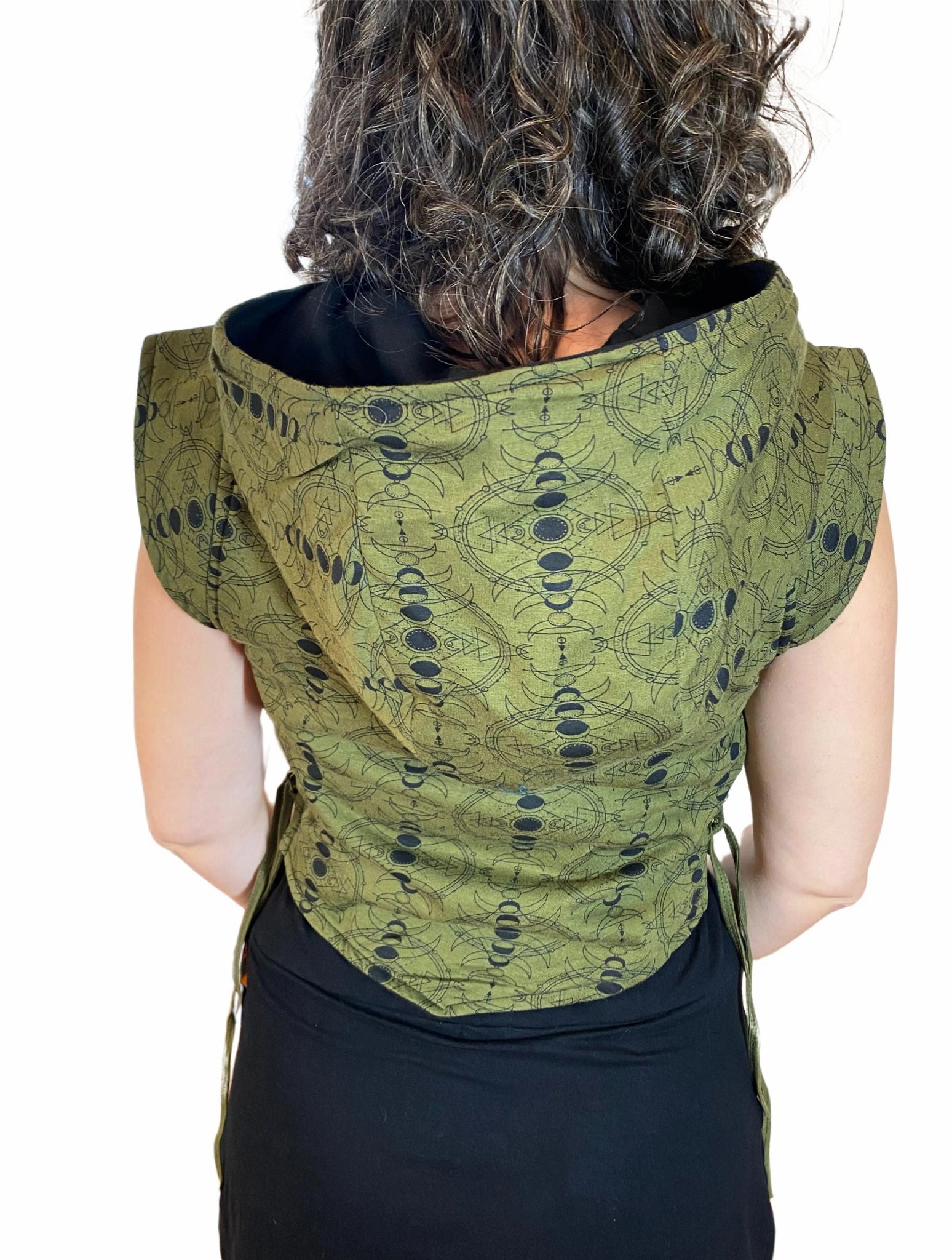 Dagger Hood Yarn Dyed Pattern Cloth