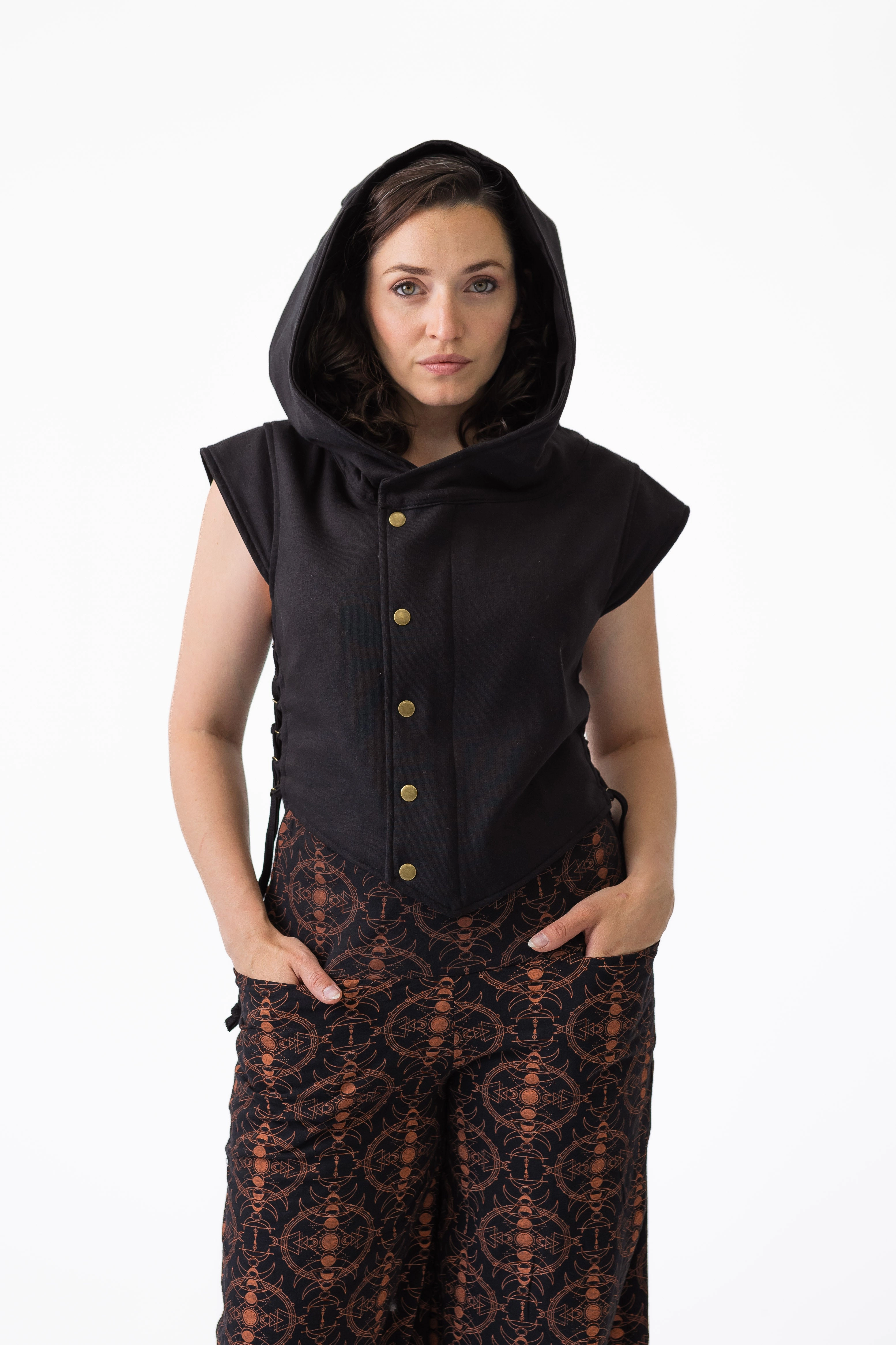 Dagger Hood SeamFree Knitting Lightweight Weave Material