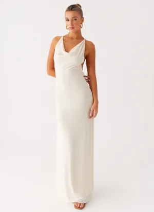 Comfort Layer Dahliana Maxi Dress - Off White