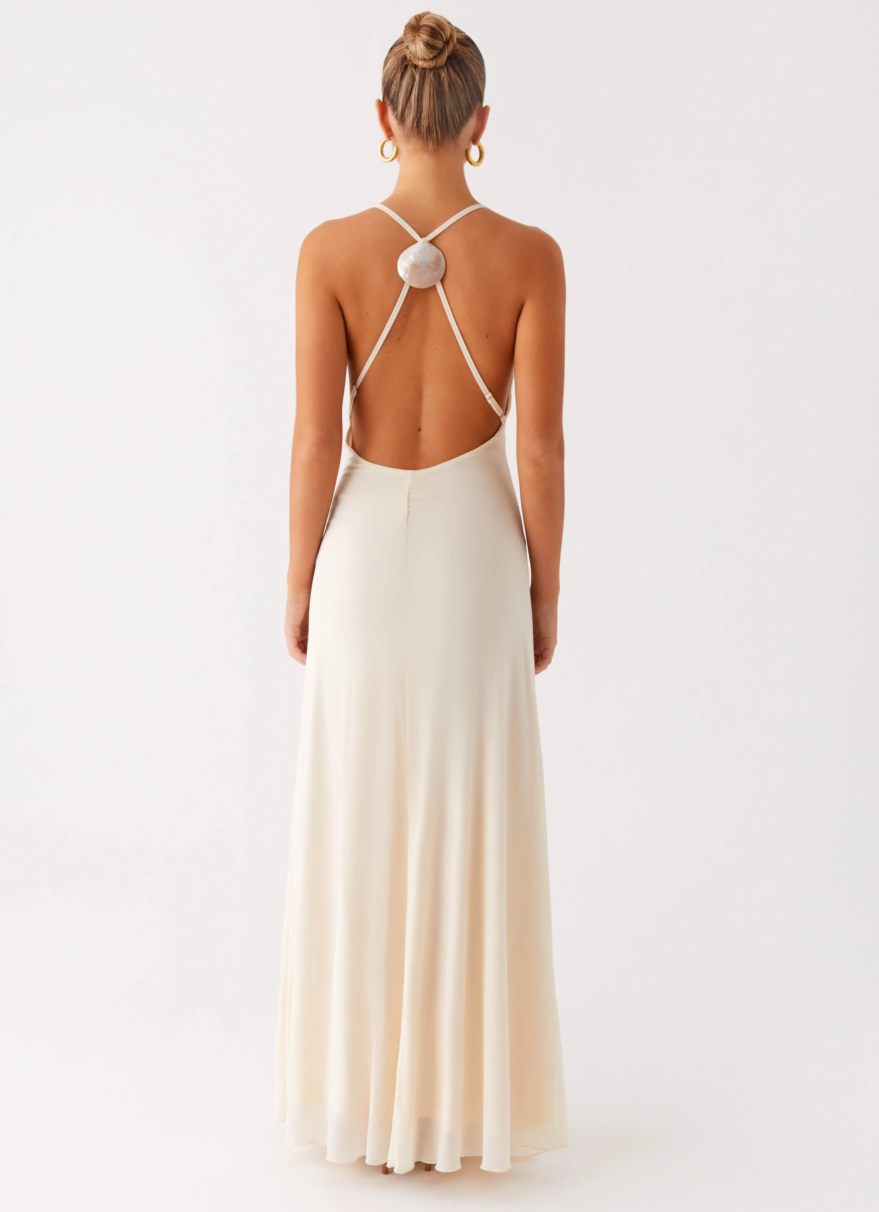 Dahliana Maxi Dress - Off White Relax Tones