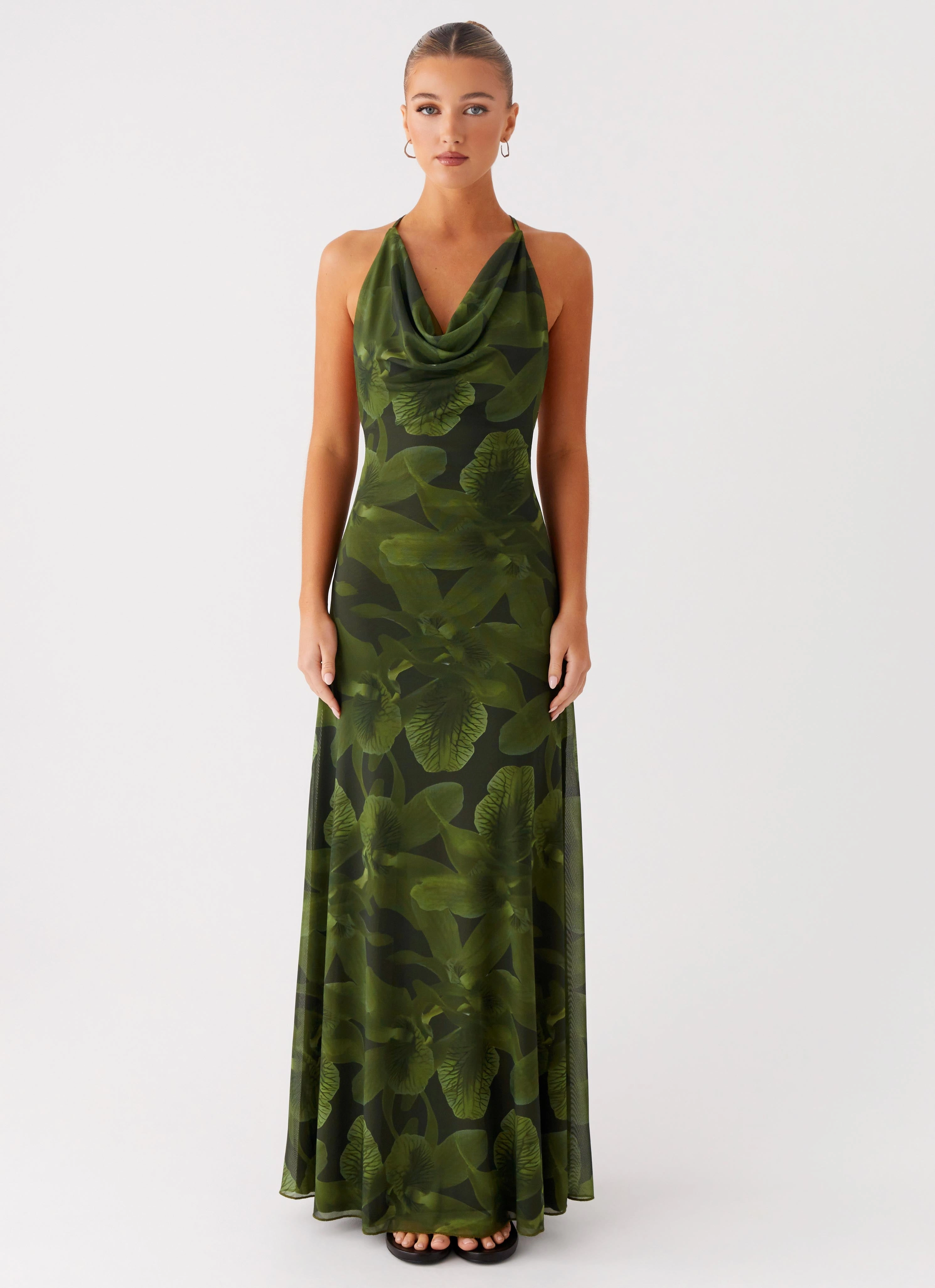 Dahliana Maxi Dress - Tropic Floral Seasonal Fit