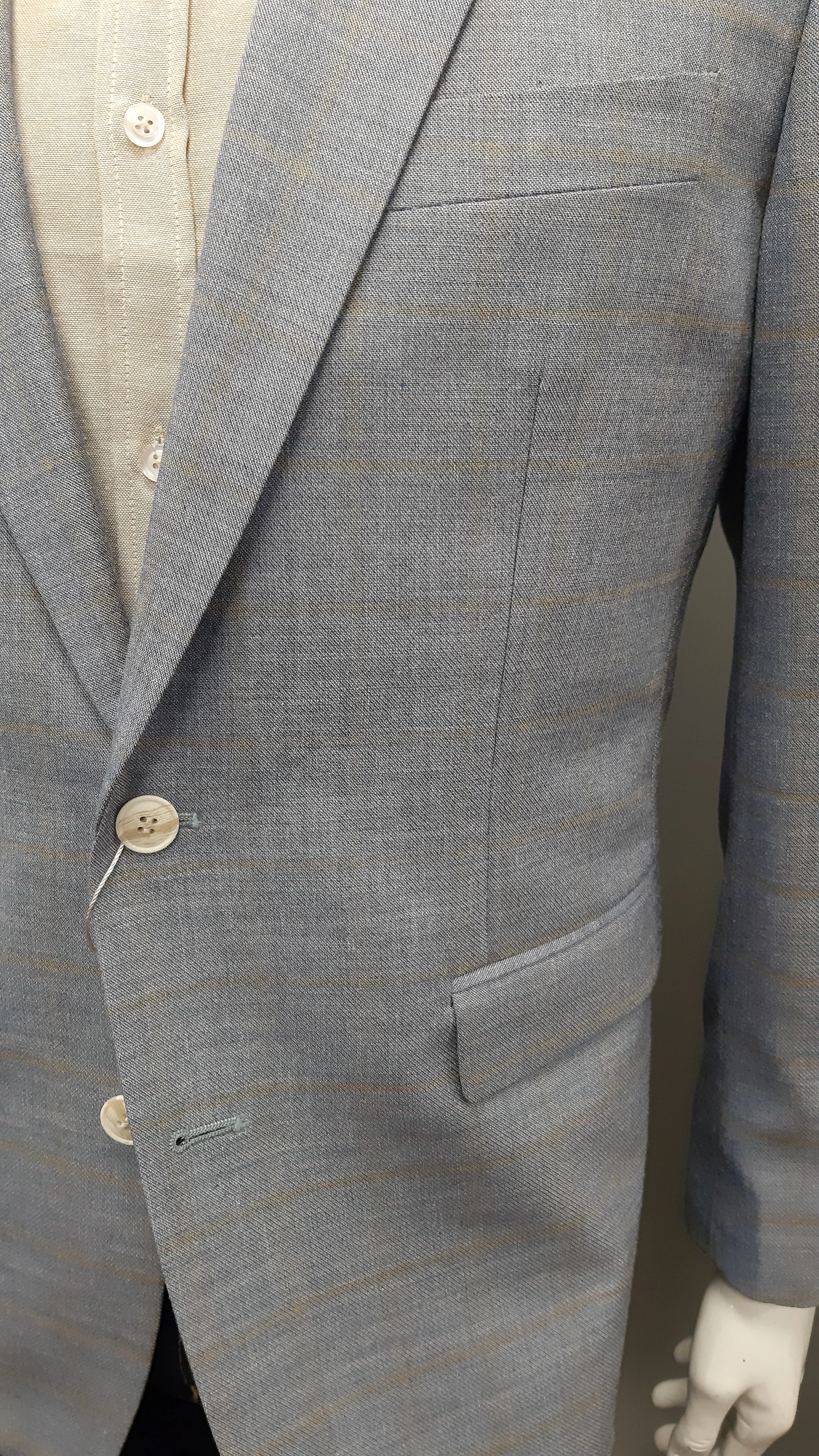 Daniel Grahame Calais Checked Jacket - Blue