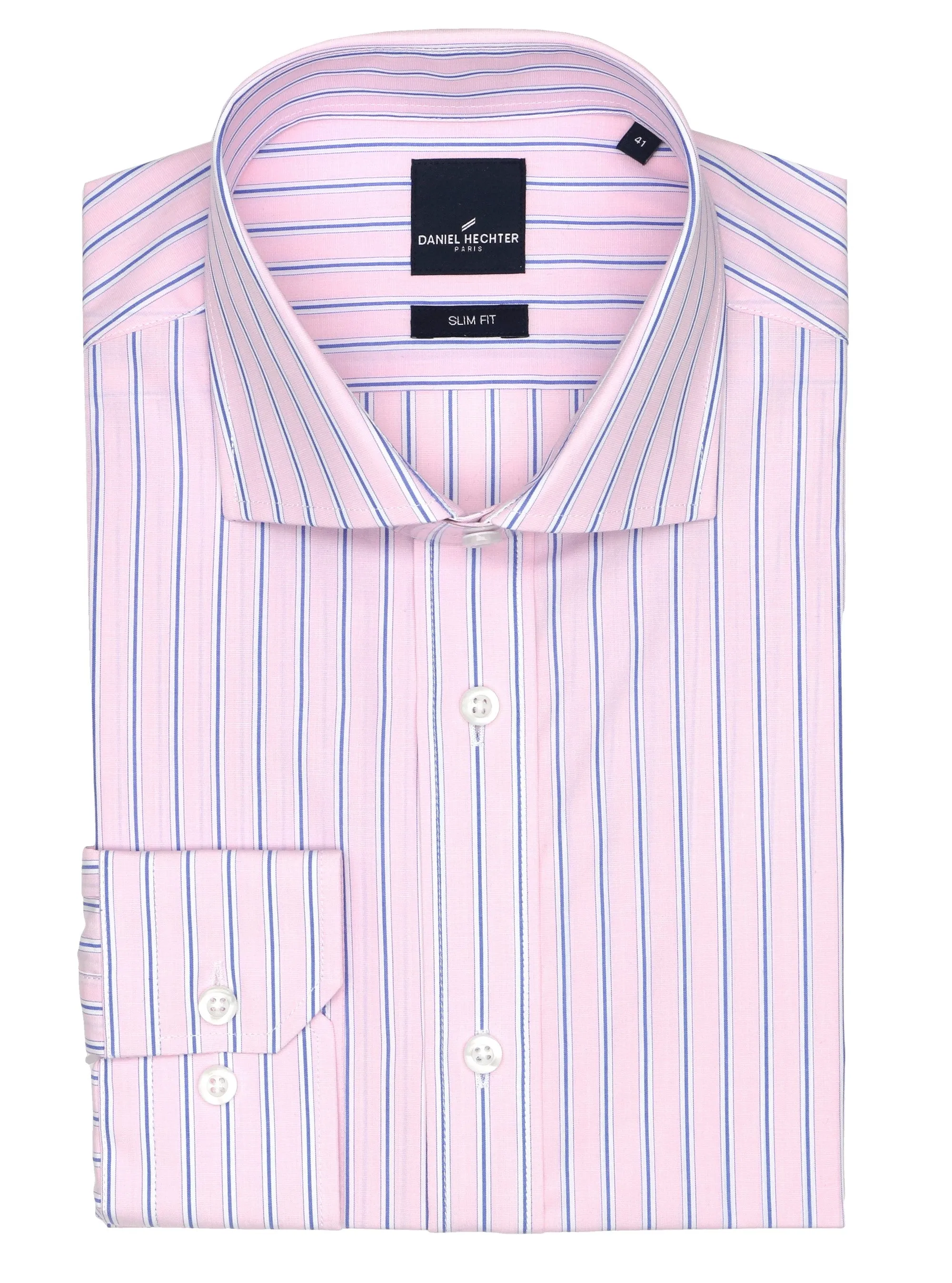 Daniel Hechter Jacque S23DS258-45 L/S Stripe Shirt - Pink