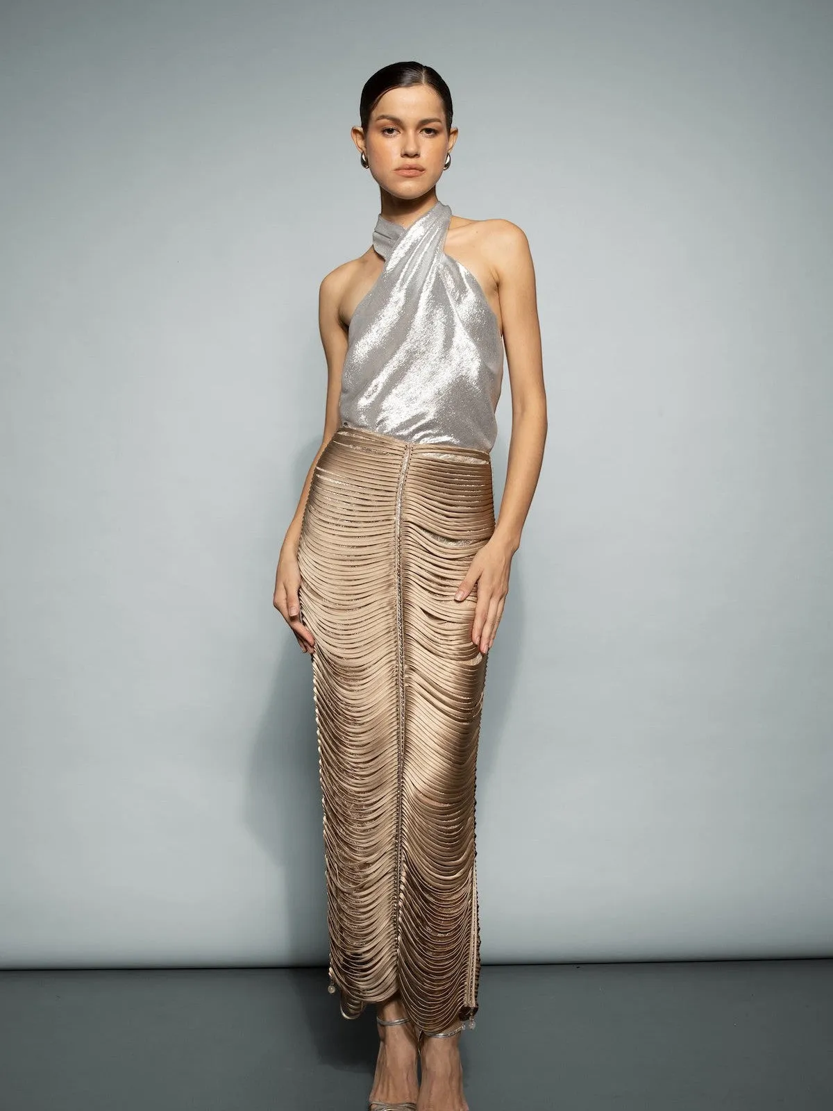 Danielle Maxi Skirt | Khaki