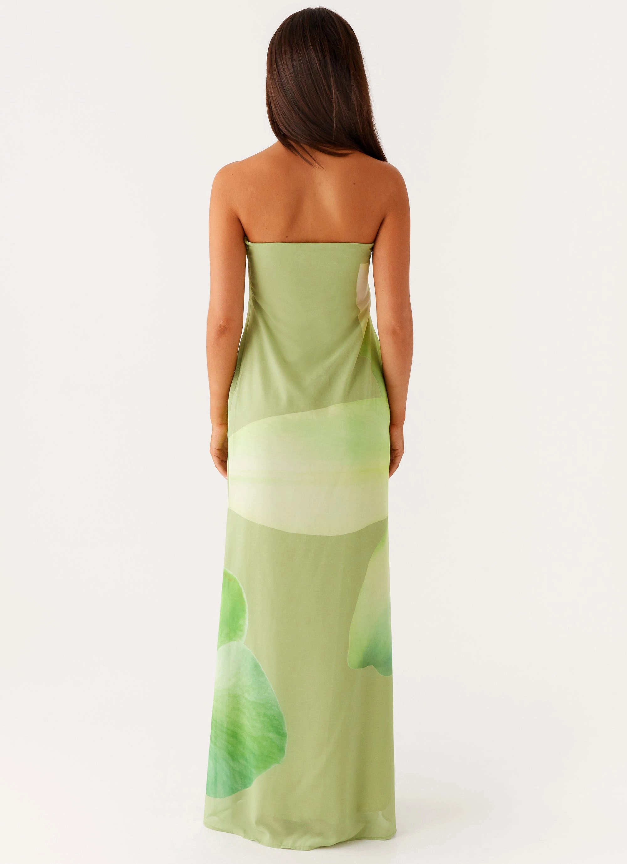 Darcy Maxi Dress - Green Floral Smart Design Airy Comfort