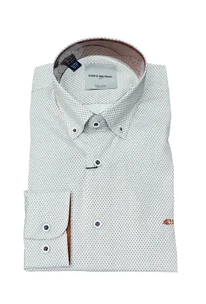 Dario Beltran Ansoain Regular Fit Casual Shirt - Rust
