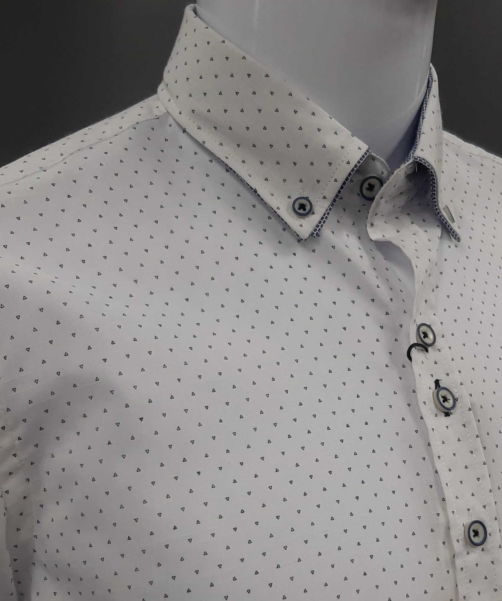 Dario Beltran Heras Regular Fit Short Sleeve Shirt 1150 - White