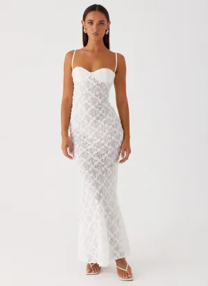 Style focused Sleeveless That Girl Maxi Dress - White