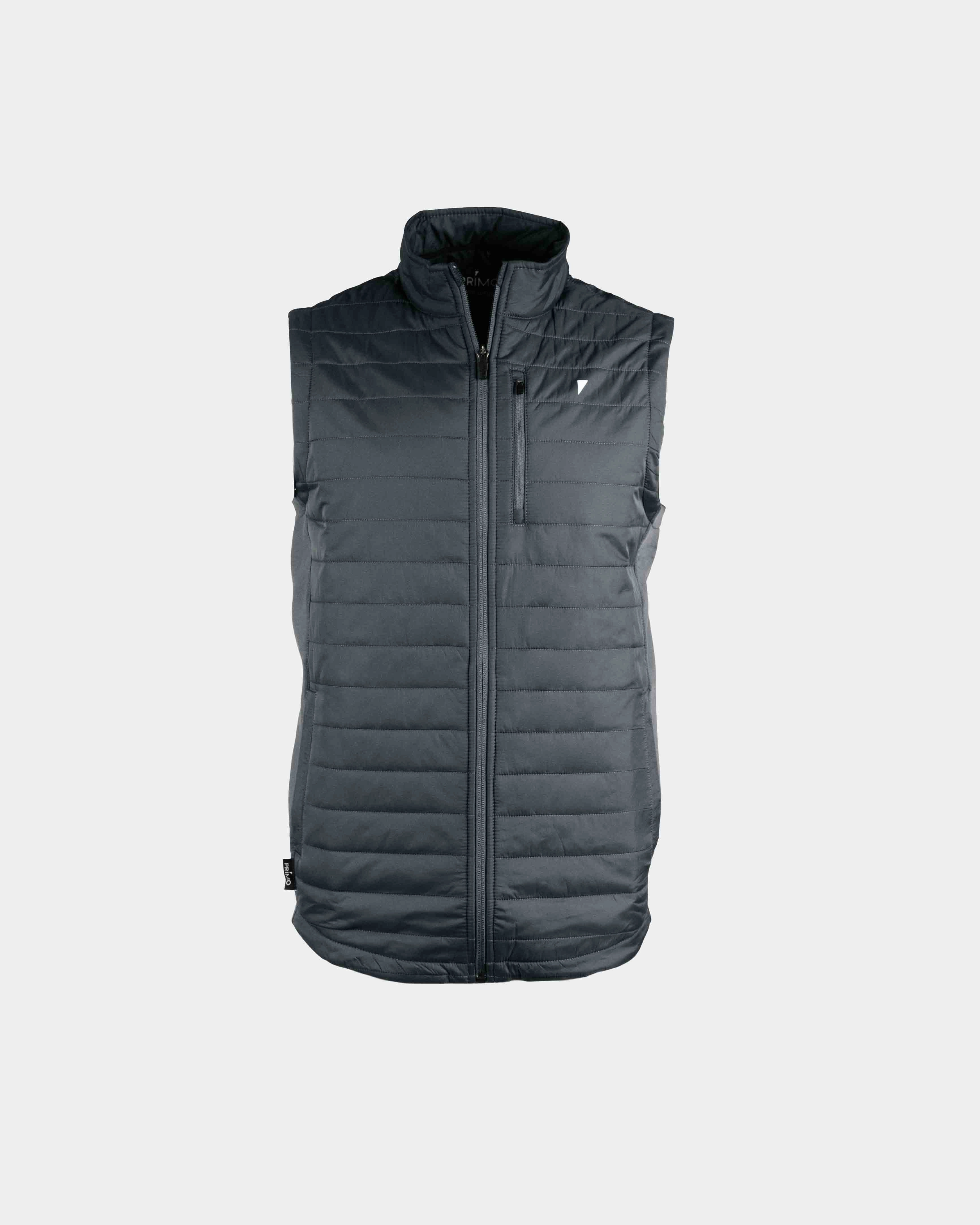 Dark Gray Puff Vest Anti Static Inner Layer Outdoor Adventure Wear