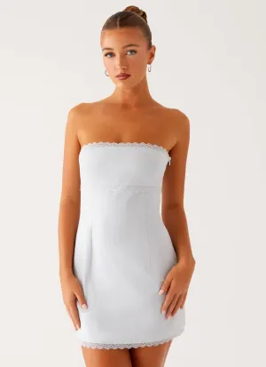 Smooth-Lining Light Touch Cala Mini Dress - Blue