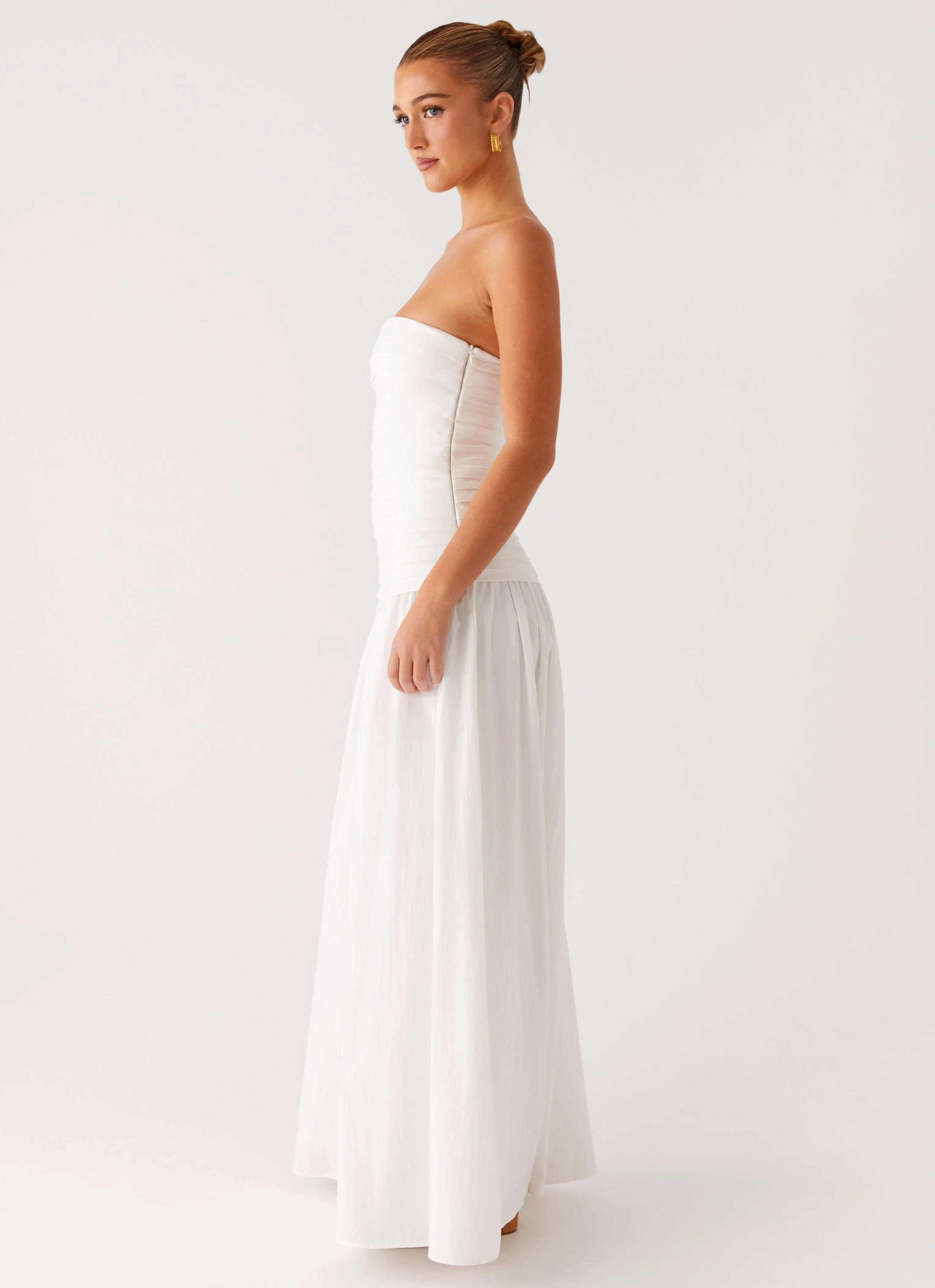 Tyrah Maxi Dress - White Classic Move