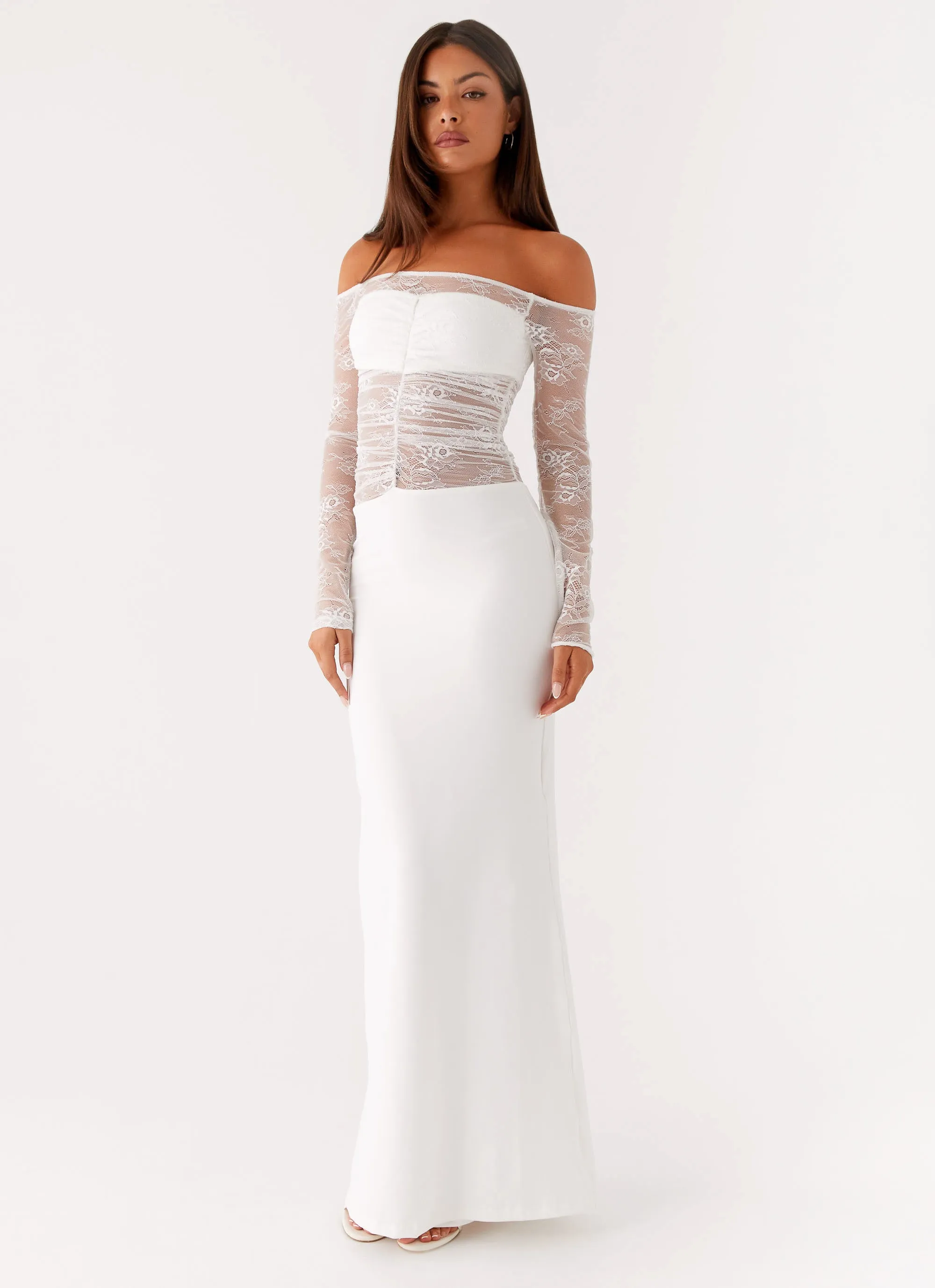 Avi Maxi Dress - White Relaxed day dress