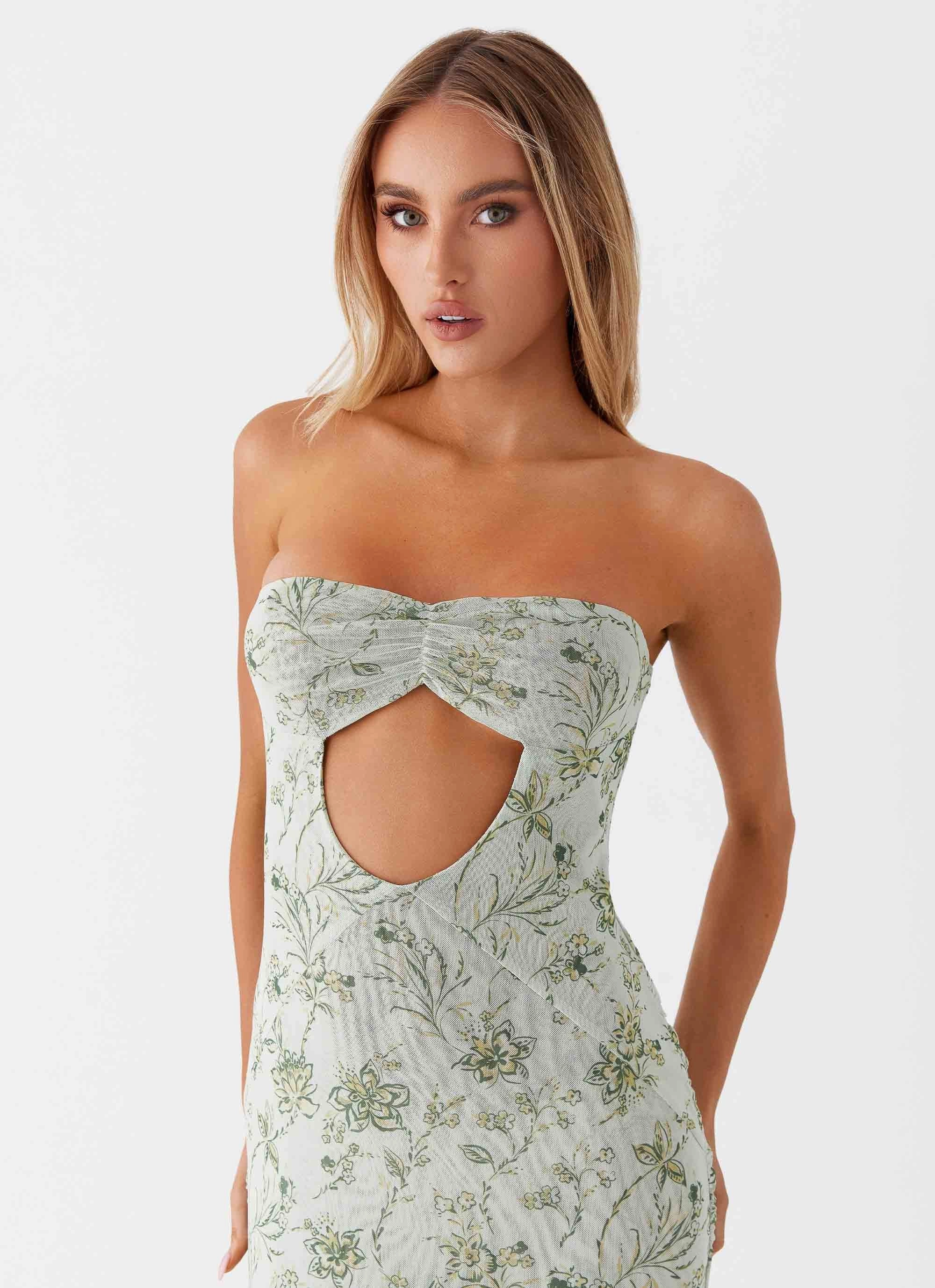 Everyday Comfort Dearest Maxi Dress - Sage Floral