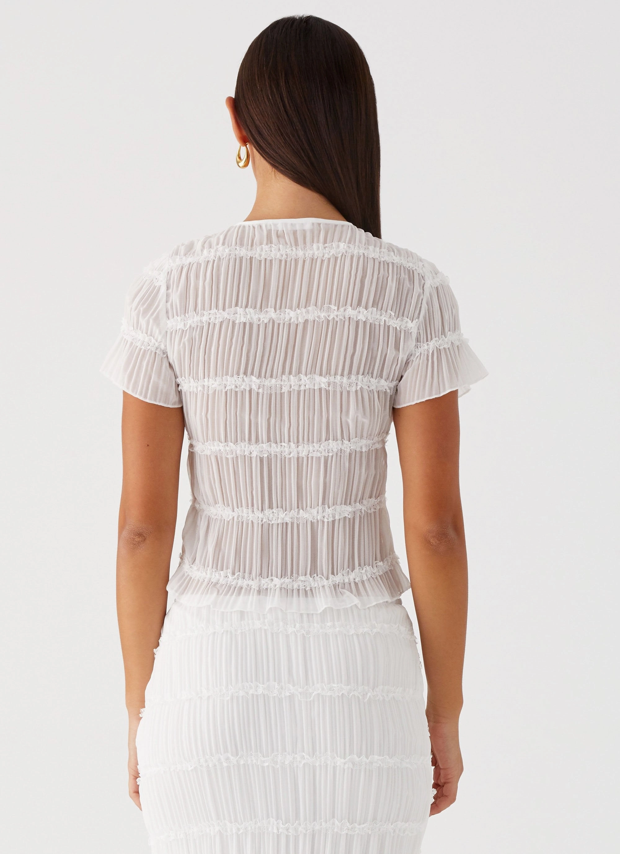 Daydreaming Top - White Layered Look