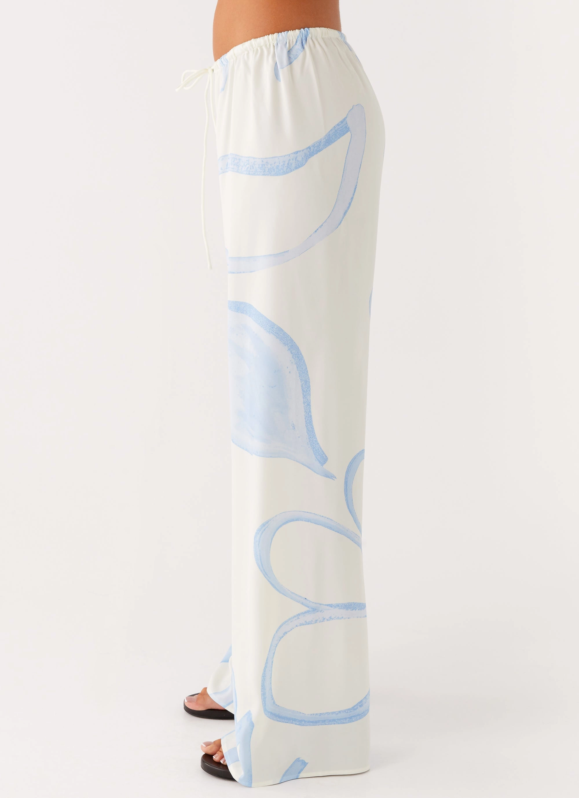 Deacon Low Rise Pants - Bloom Wave Print Classy Fit