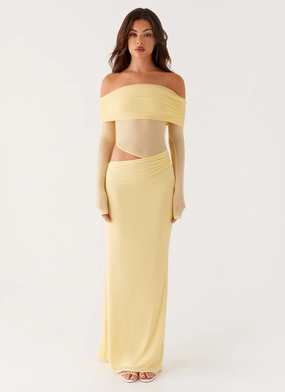 Vibrant Style Emery Maxi Dress - Yellow
