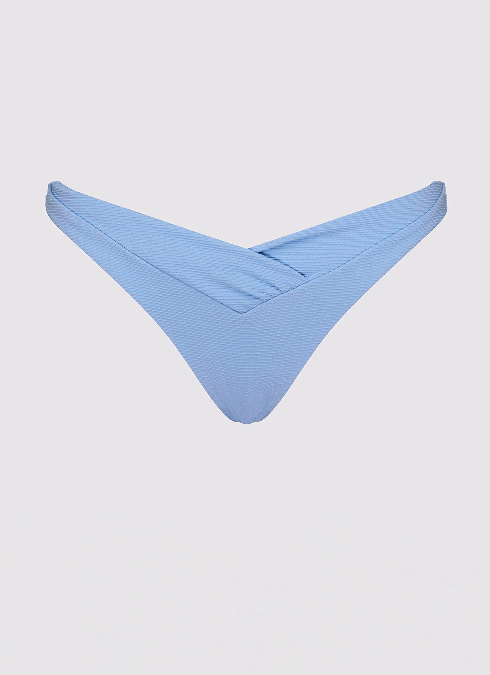 VentilatedMeshPanels Comfortable Stretch Delta Bikini Bottoms - Blue