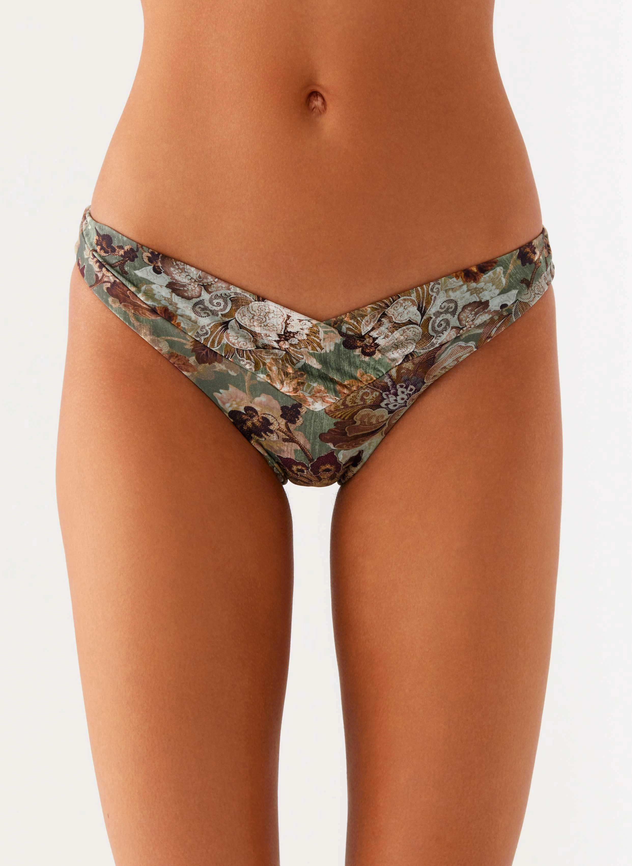 Delta Bikini Bottoms - Vintage Blossom unisex clothing