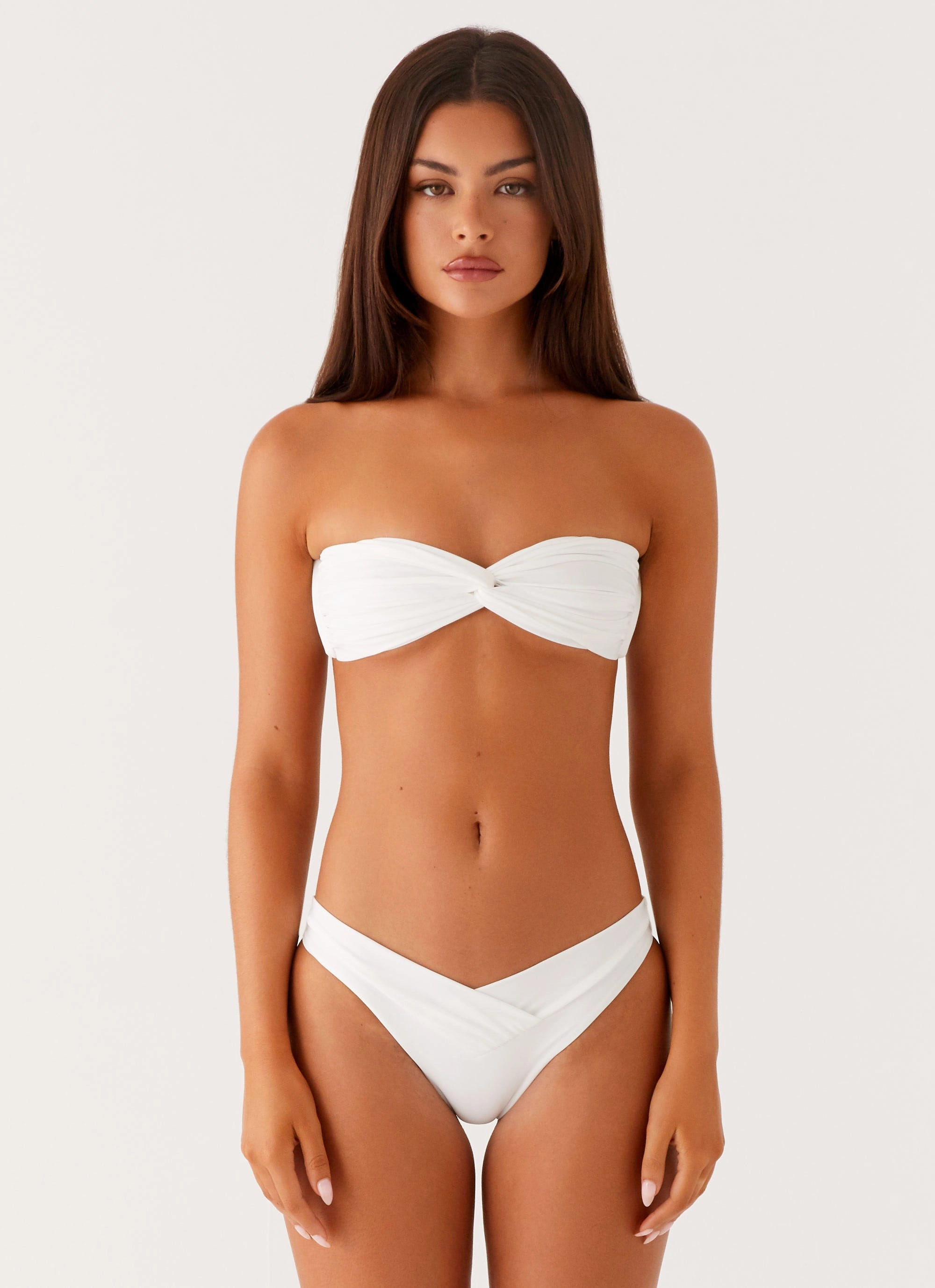 LayeredInsulation Delta Bikini Bottoms - White
