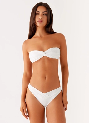 Performance Clothing ironing Delta Bikini Bottoms - White