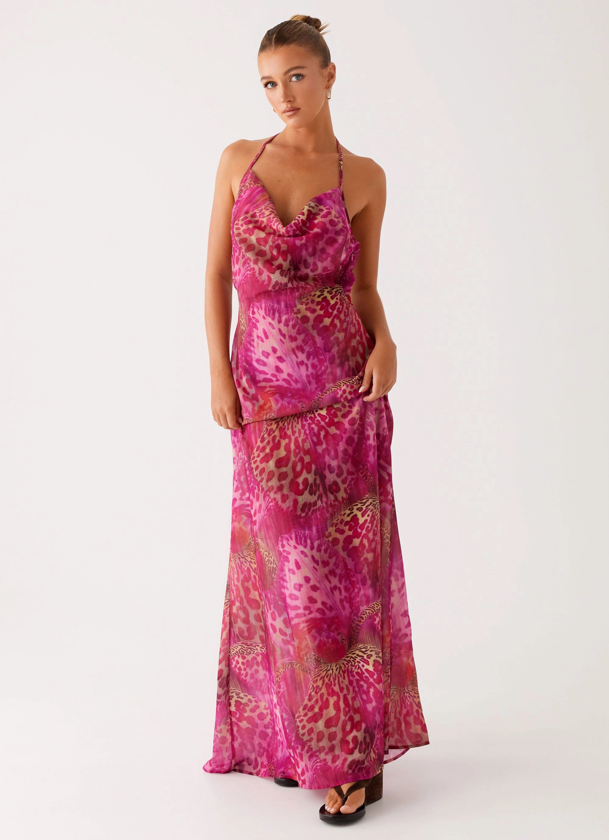 Fantasy Maxi Dress - Lavender Lagoon Quiet Glow Relax Tones