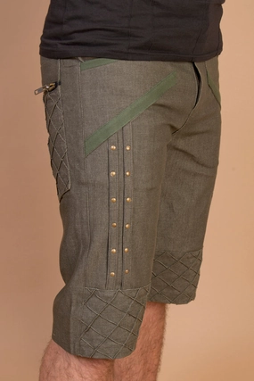 Outdoor Lifestyle Water resistant coating Denim Pintex Shorts