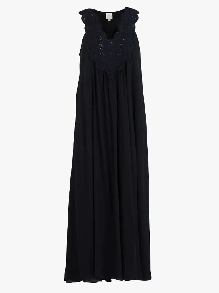 Des Petits Hauts Rubinata Dress in Black
