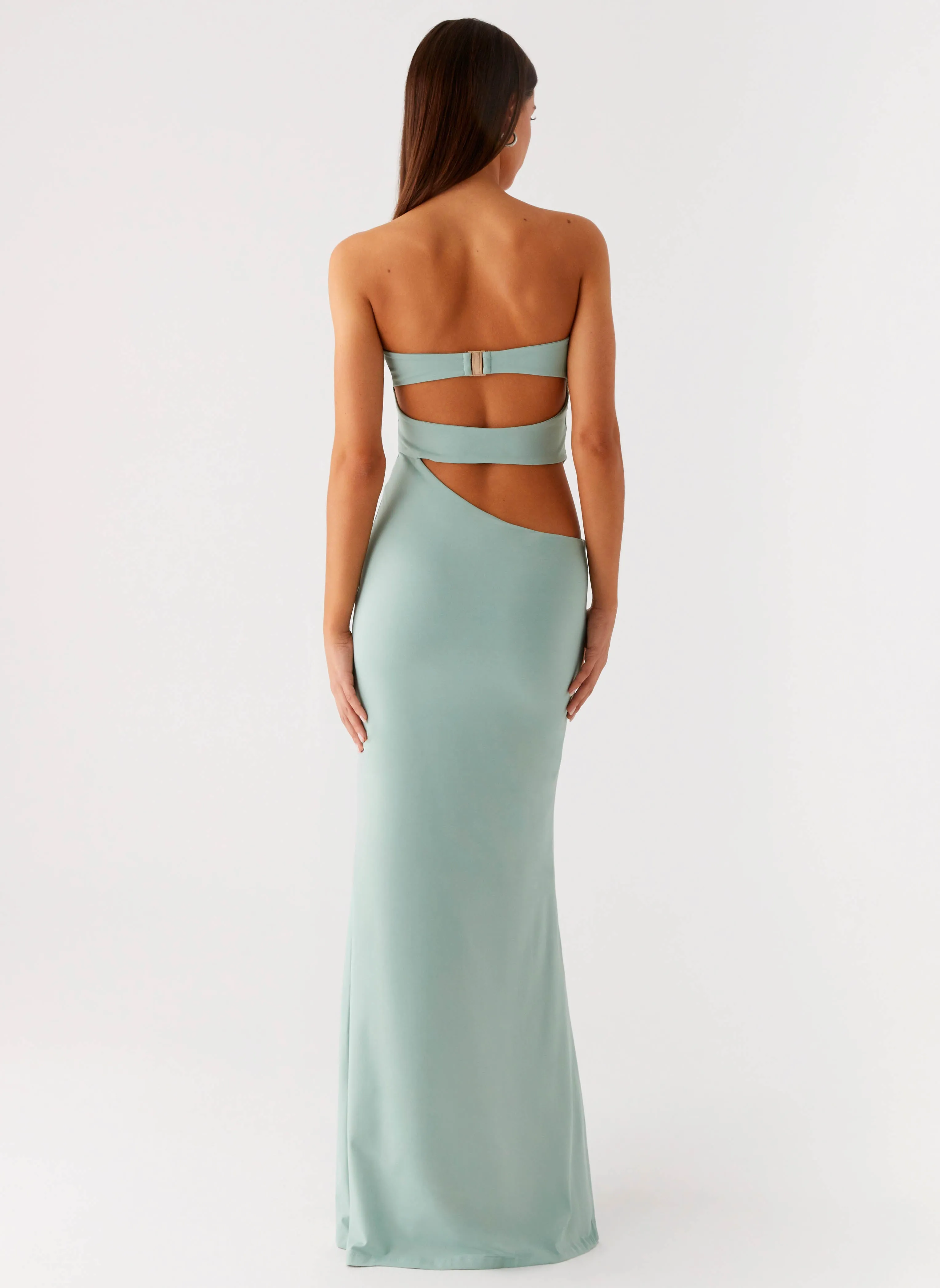 Laurella Maxi Dress - Sage Floral Swing