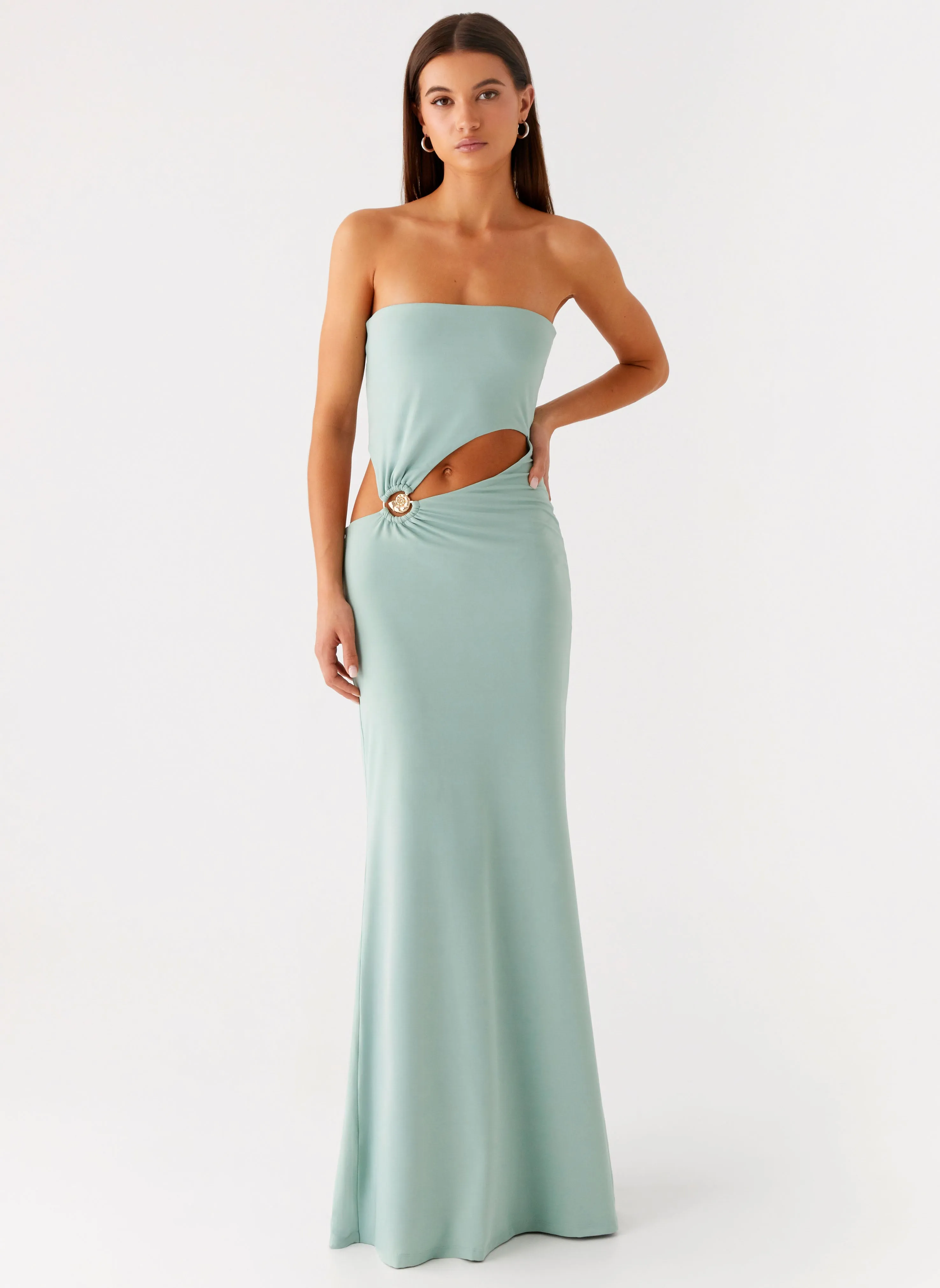 Timeless Trend Laurella Maxi Dress - Sage