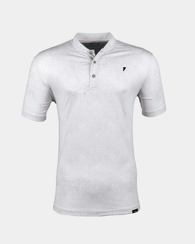 Light Gray Grove Blade Collar Polo Trendy Sweater