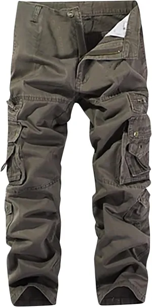 Dgoopd Stretch Mens Cargo Pants Stretch Tactical Water Resistant Ripstop Outdoor Lightweight Work Hiking Pants