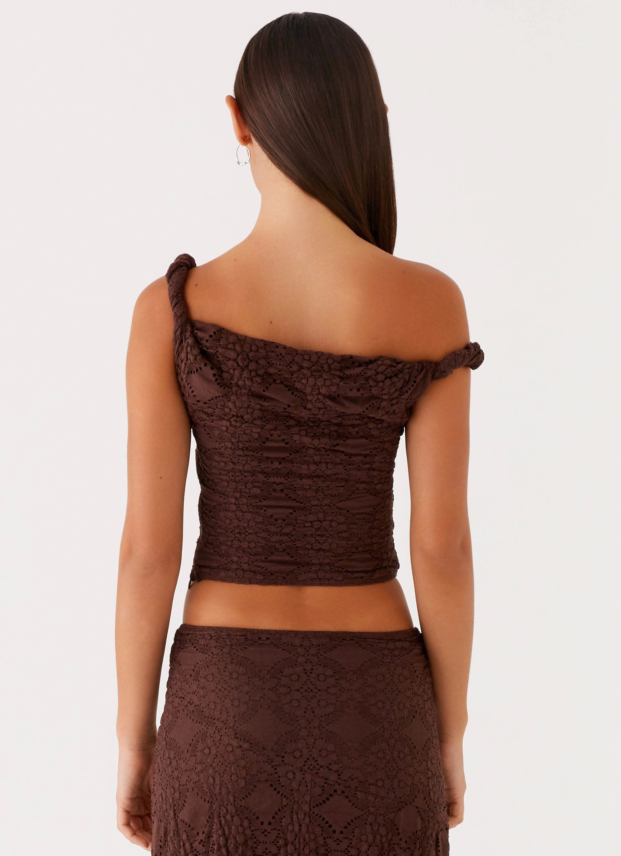 Diamond Sky Top - Chocolate Stylish Tank