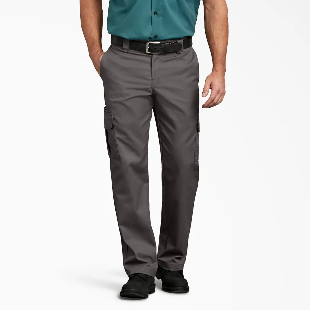 Dickies Cargo FLEX Regular Fit Straight Leg Pants (Gravel Grey)