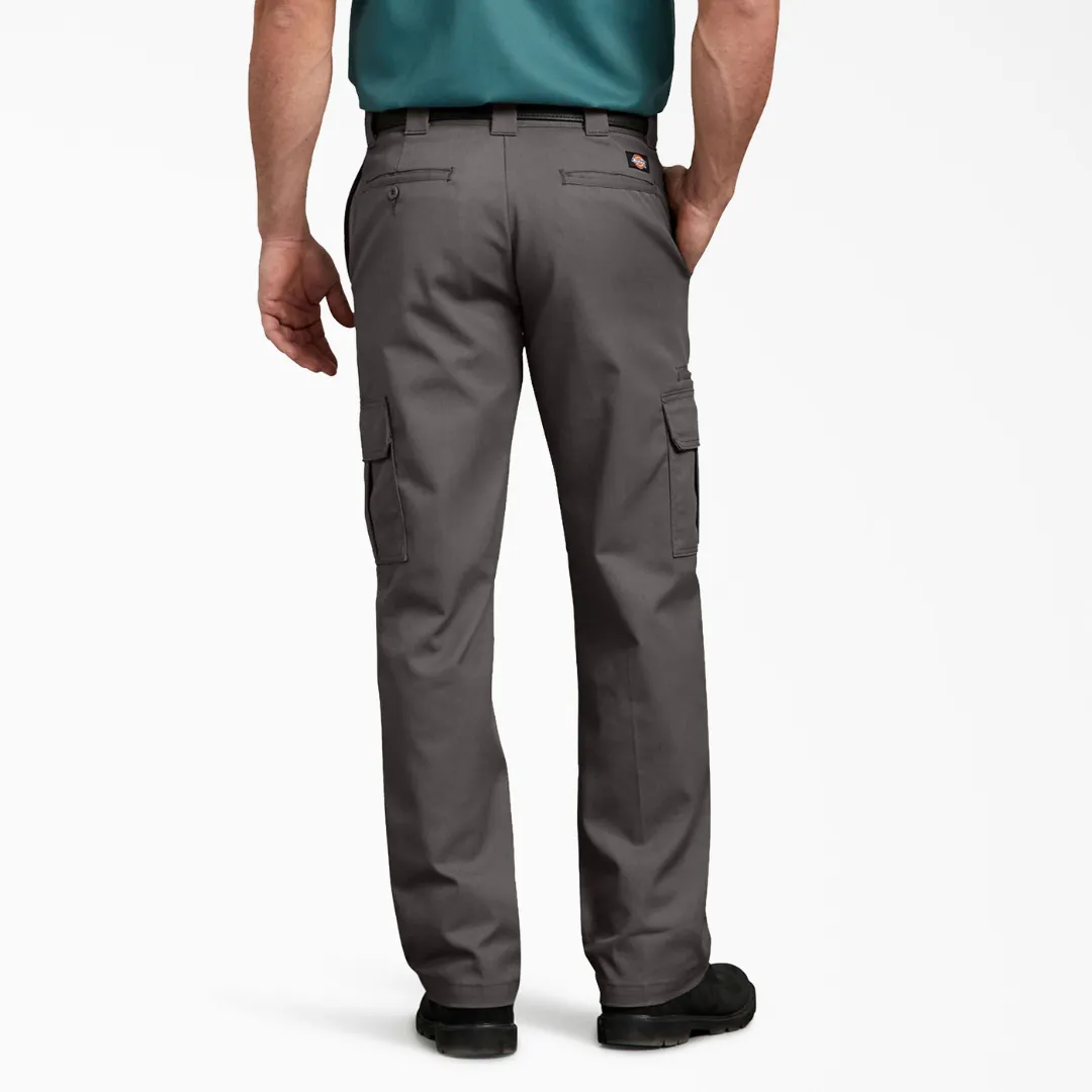 Dickies Cargo FLEX Regular Fit Straight Leg Pants (Gravel Grey)