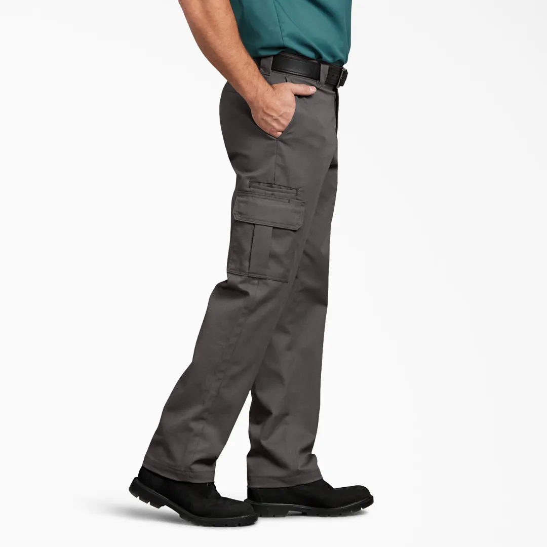 Dickies Cargo FLEX Regular Fit Straight Leg Pants (Gravel Grey)