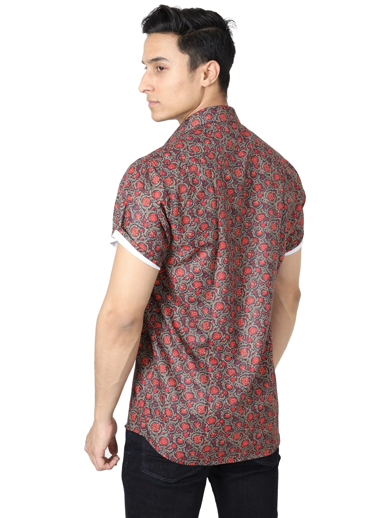 Digital Printed brown Casual Shirt