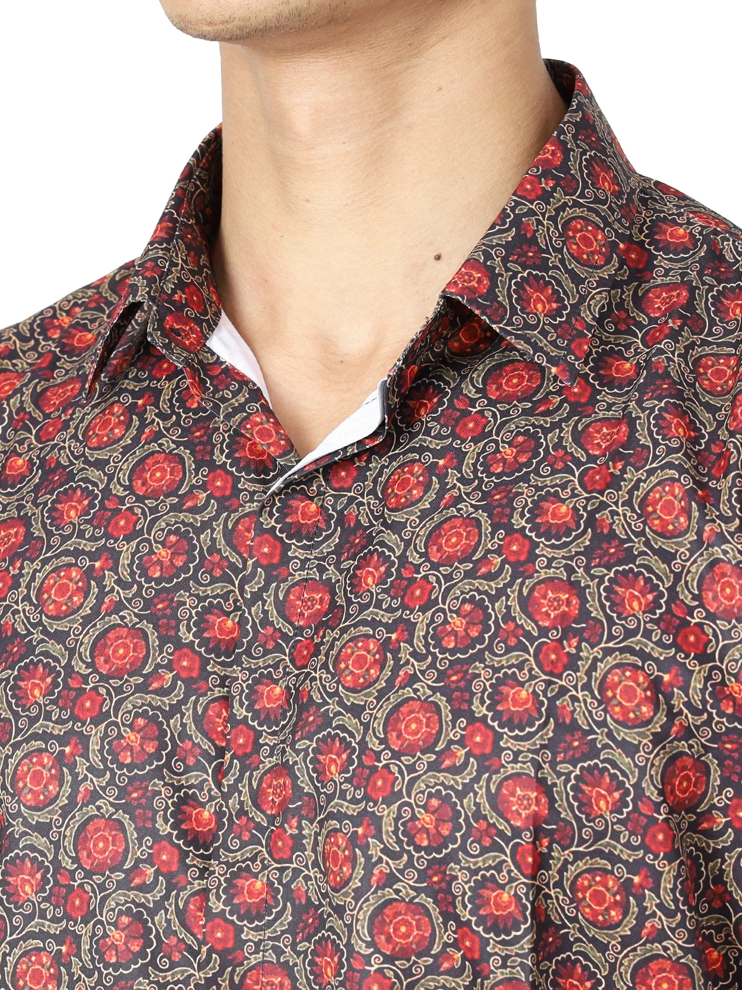 Digital Printed brown Casual Shirt