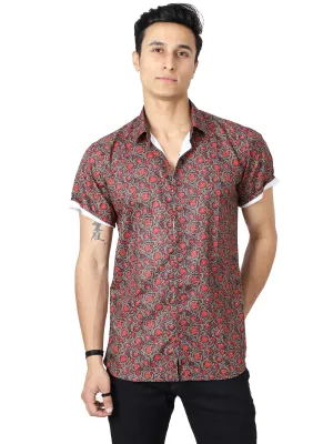Digital Printed brown Casual Shirt