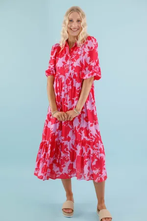 Welcoming Feelings Midi Dress Easy Comfort
